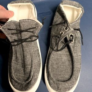 Adorable brand new, grey, never worn (just no tag) “Hey Dude” inspired shoes